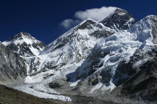 Snow-Capped Everest Peaks